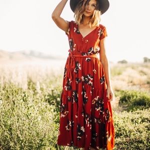 Free People All I Got Maxi / Midi Dress